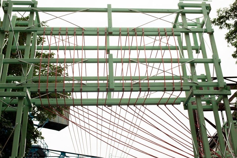 Umspannwerk detail: scenography for the festival garden of Internationales Sommerfestival Kampnagel by JASCHA&FRANZ